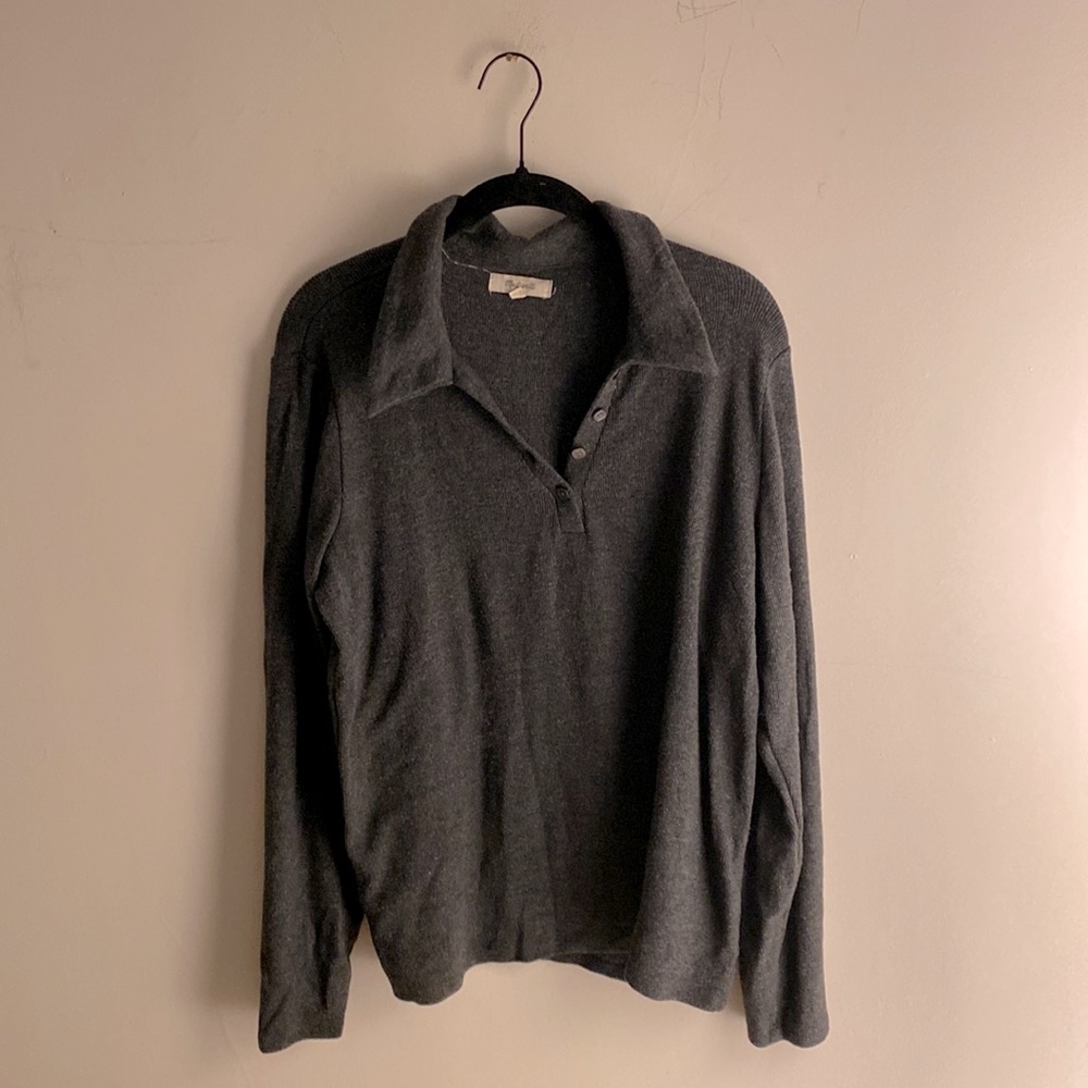 Madewell collared sweater